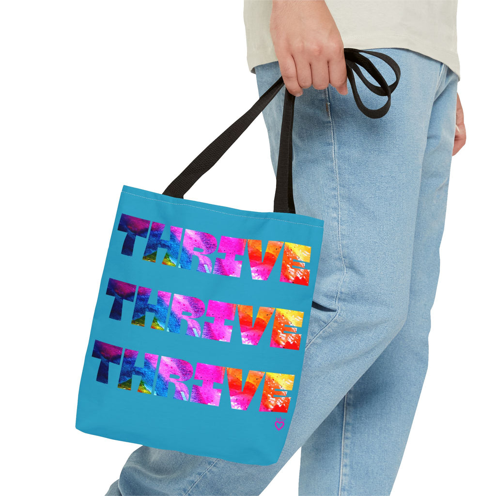 THRIVE — Everyday Tote Bag | Bold, Watercolor Statement