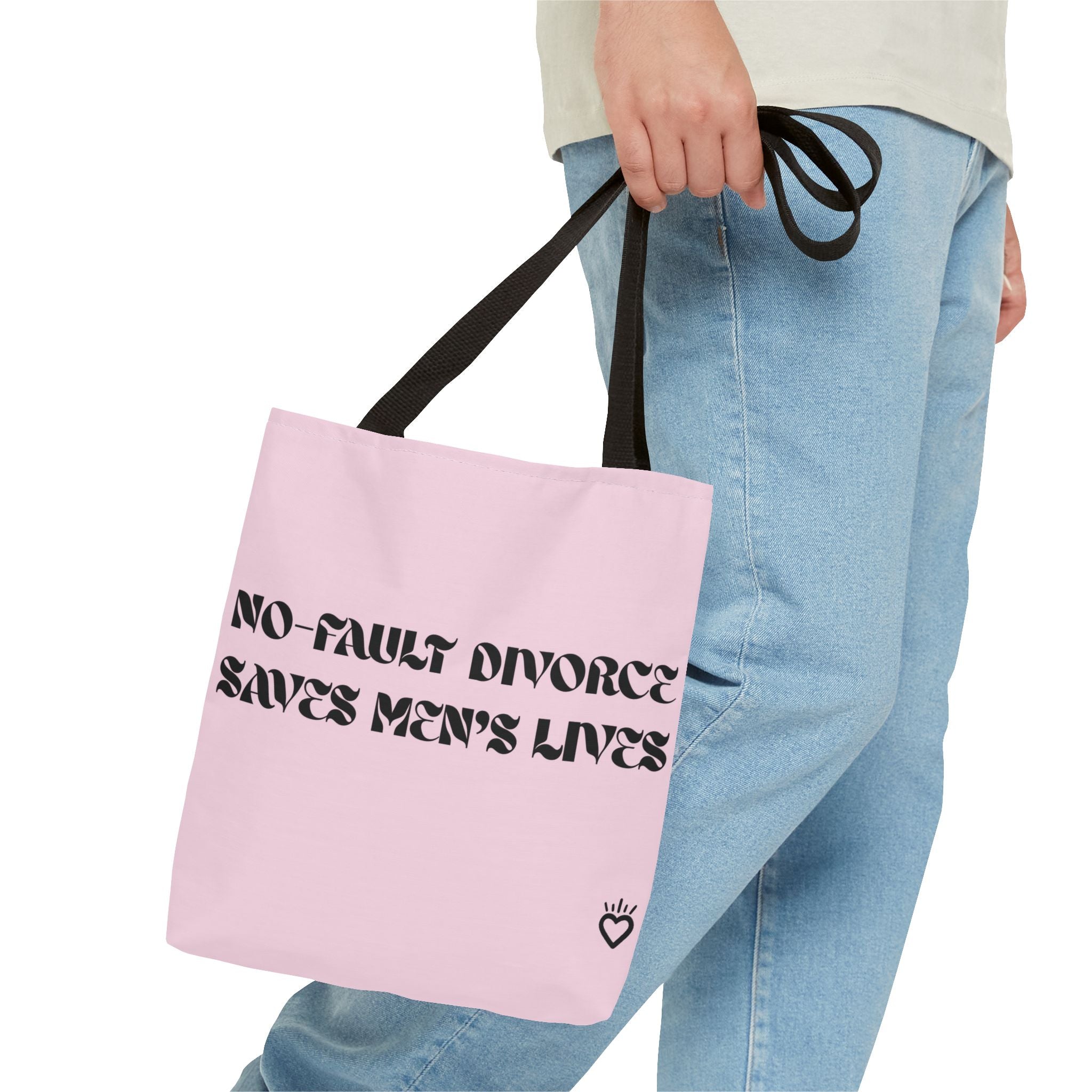No Fault Divorce Saves Men's Lives — Everyday Tote Bag | Bold Statement Carryall