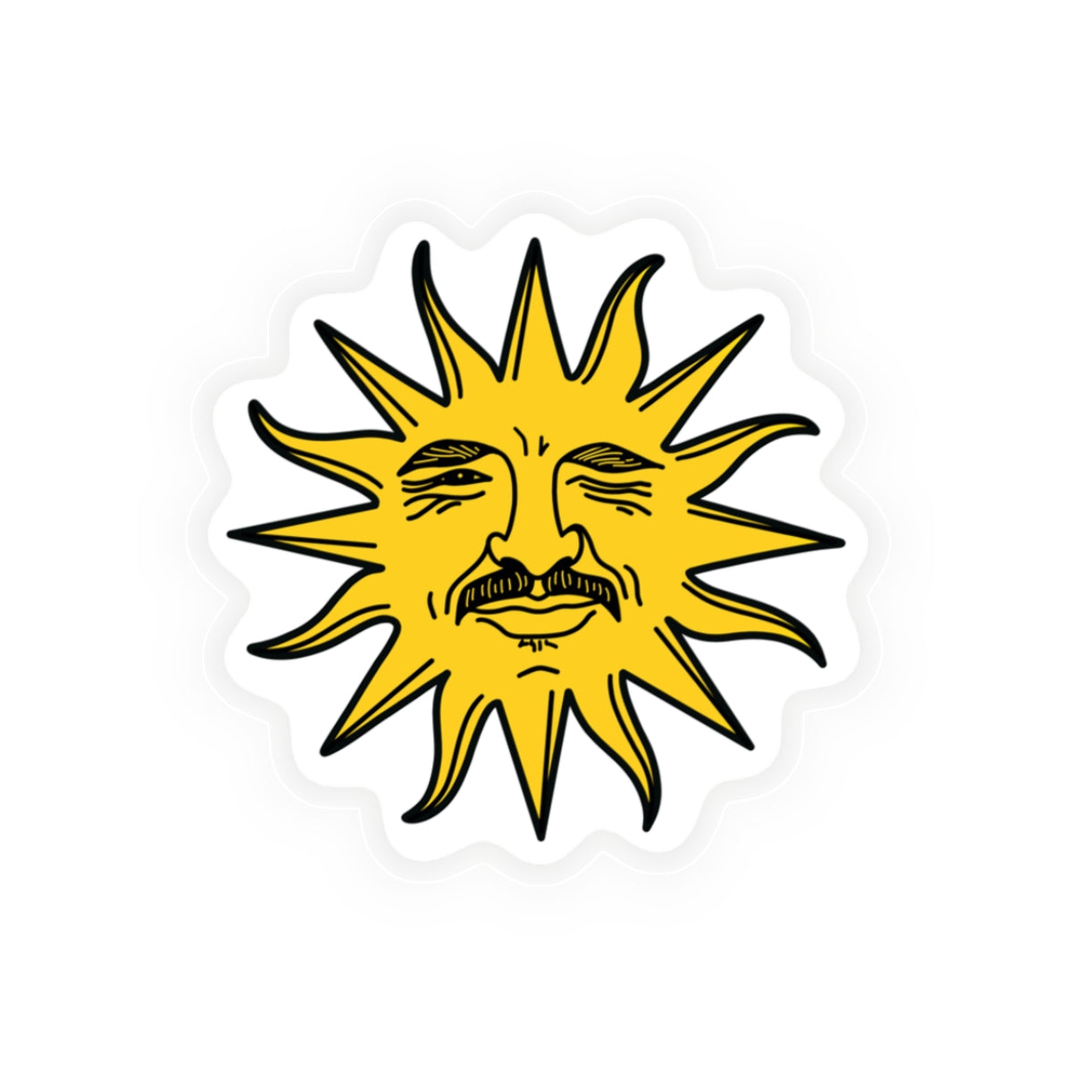 EL SOL — Kiss-Cut Sticker | Sunny, Joyful Design