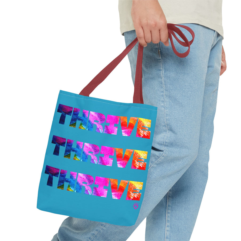 THRIVE — Everyday Tote Bag | Bold, Watercolor Statement