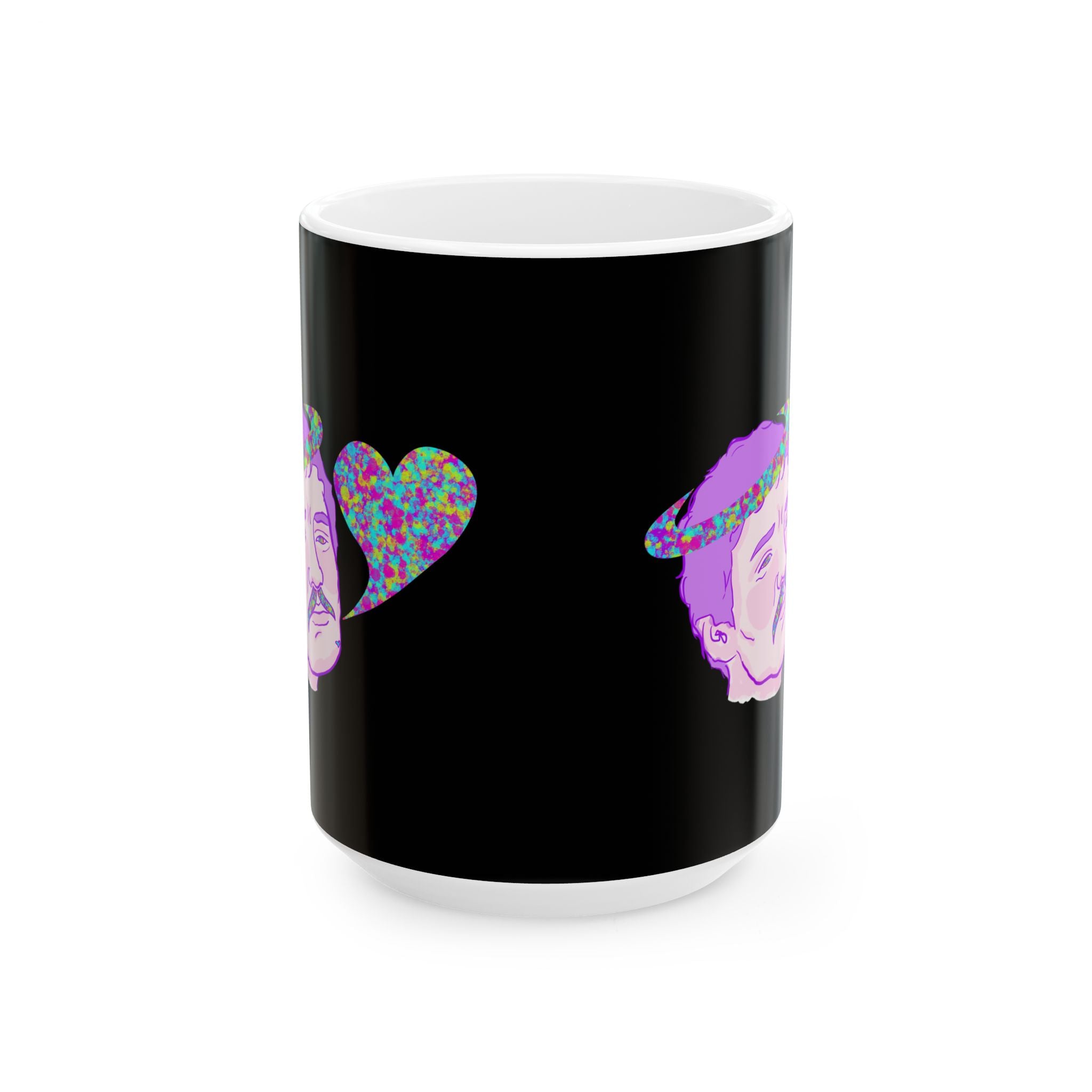 SPEAK LOVE — Ceramic Mug | Pop Art Heart Design