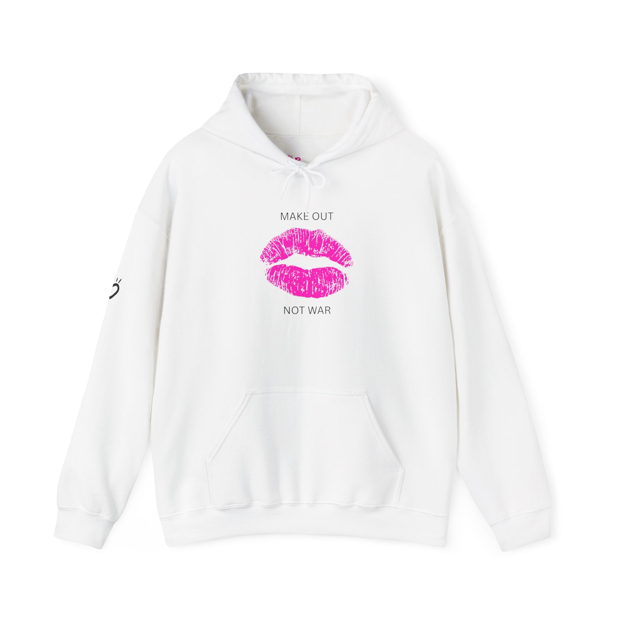 MAKE OUT, NOT WAR — Cozy Hoodie | Warm, Relaxed Fit