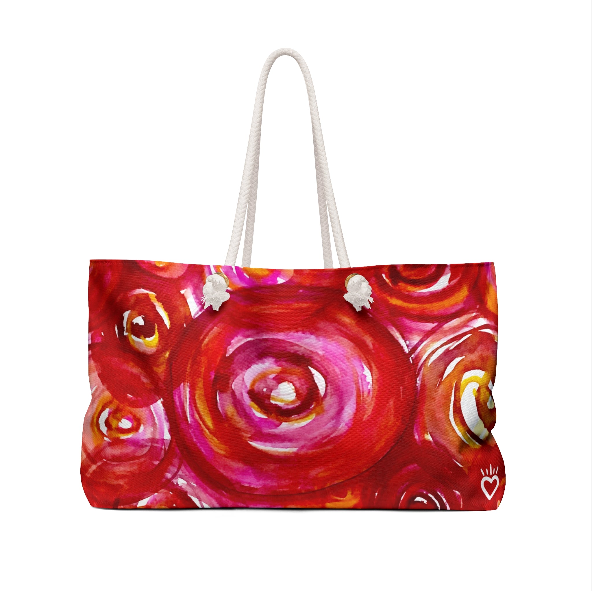 Plucked — All-Over Print Weekender Tote | Watercolor Floral Travel Bag
