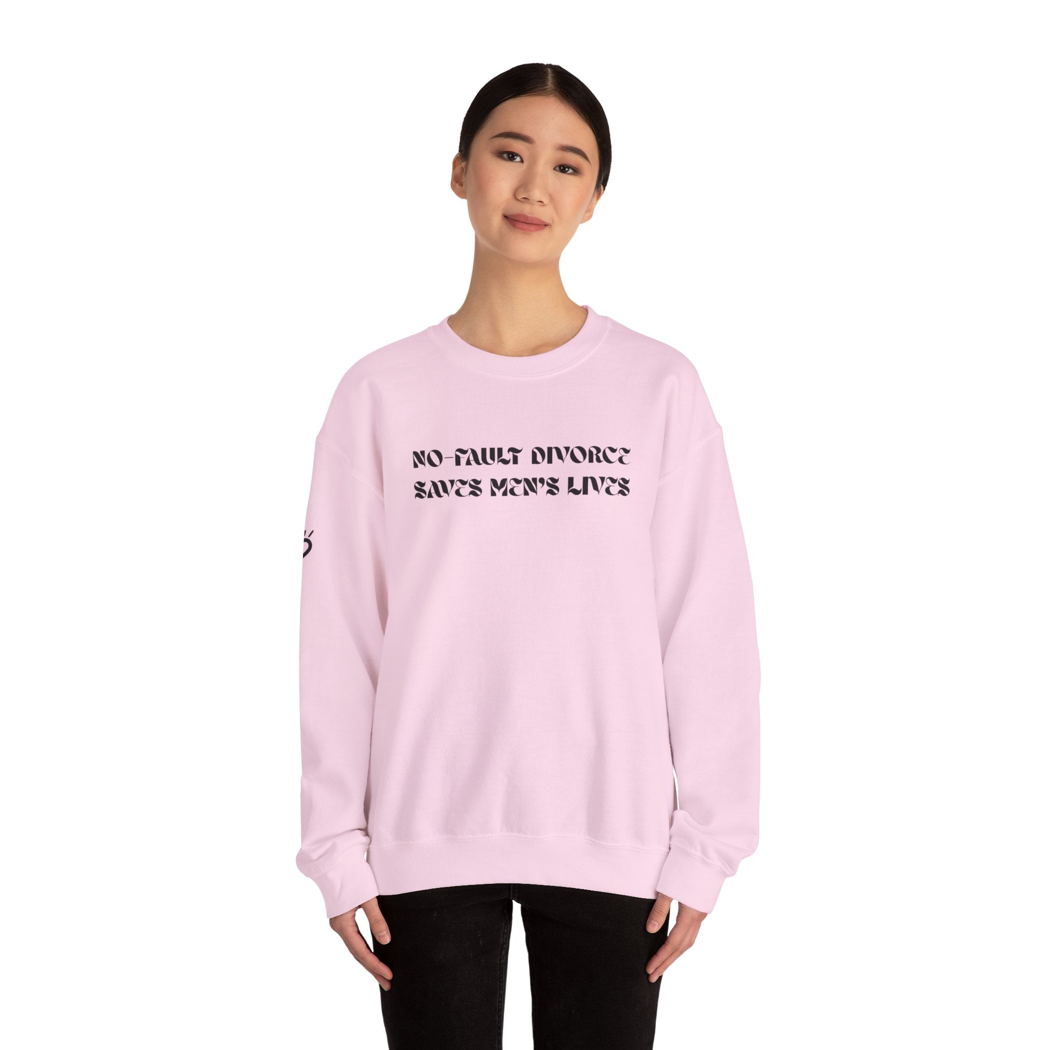 No Fault Divorce Saves Men's Lives — Cozy Sweatshirt | Playful Statement