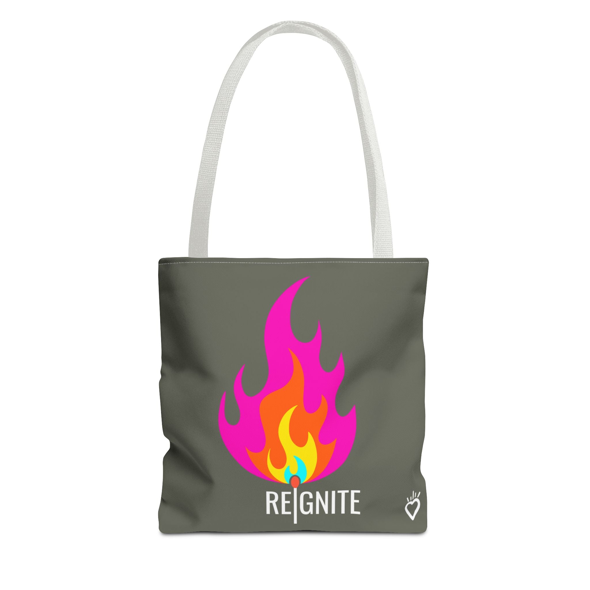 REIGNITE — Everyday Tote Bag | Bold Flame Design