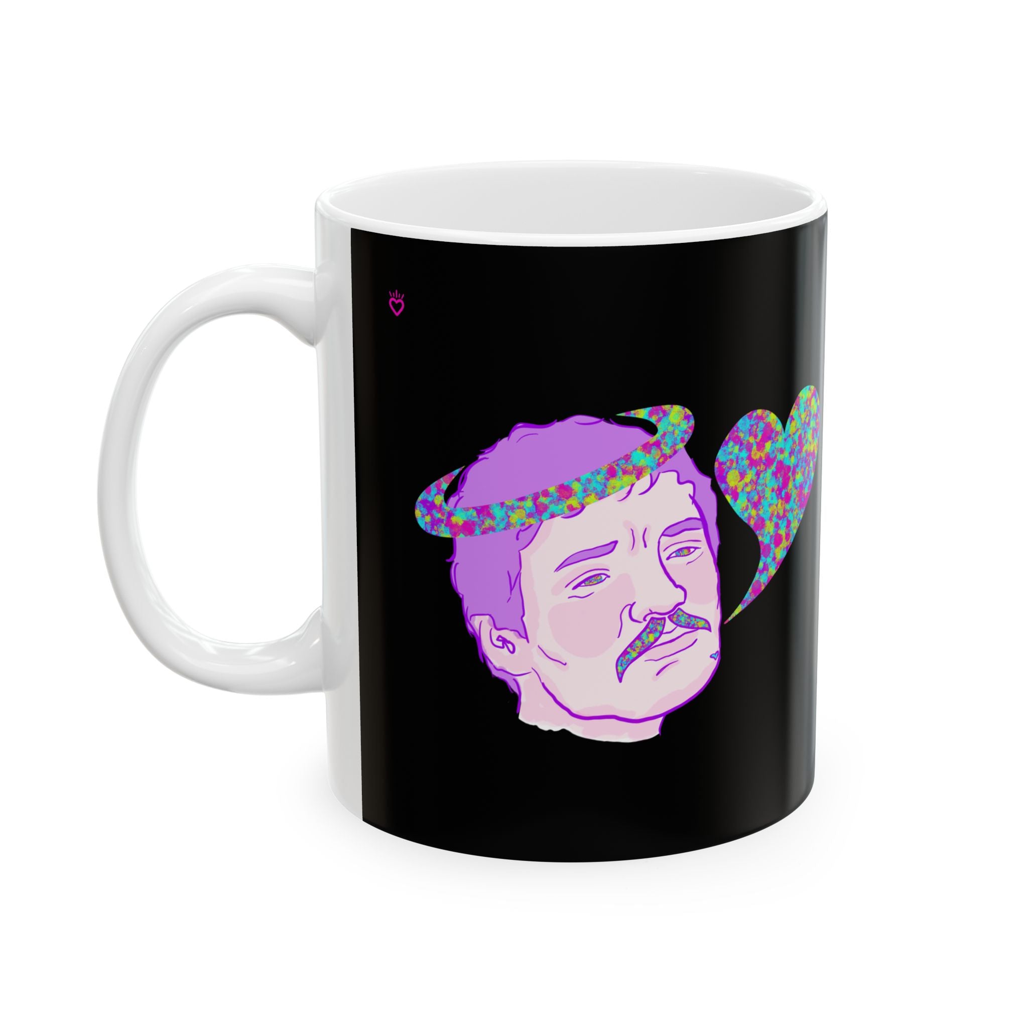 SPEAK LOVE — Ceramic Mug | Pop Art Heart Design