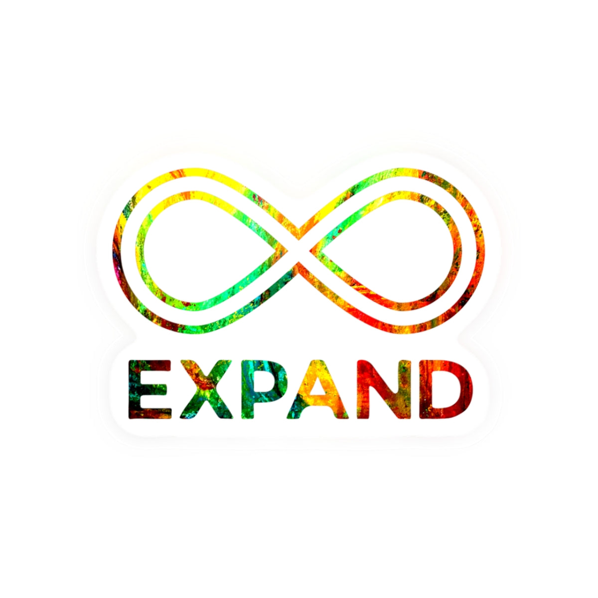 EXPAND — Kiss-Cut Sticker | Colorful, Durable Vinyl