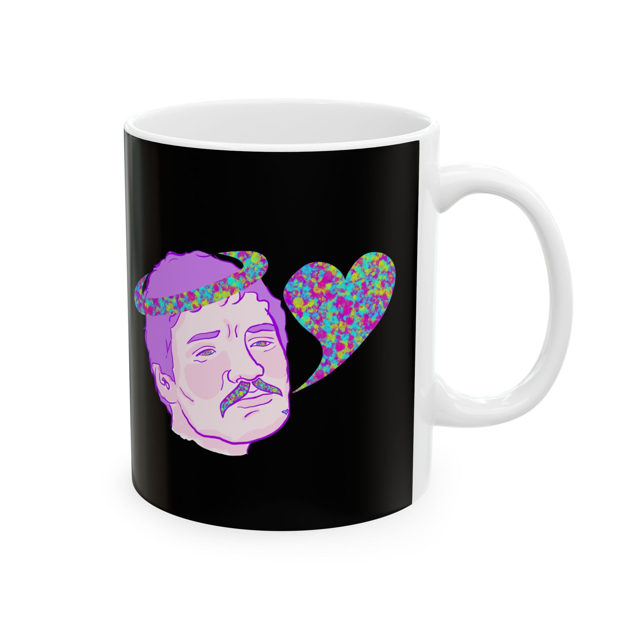 SPEAK LOVE — Ceramic Mug | Pop Art Heart Design