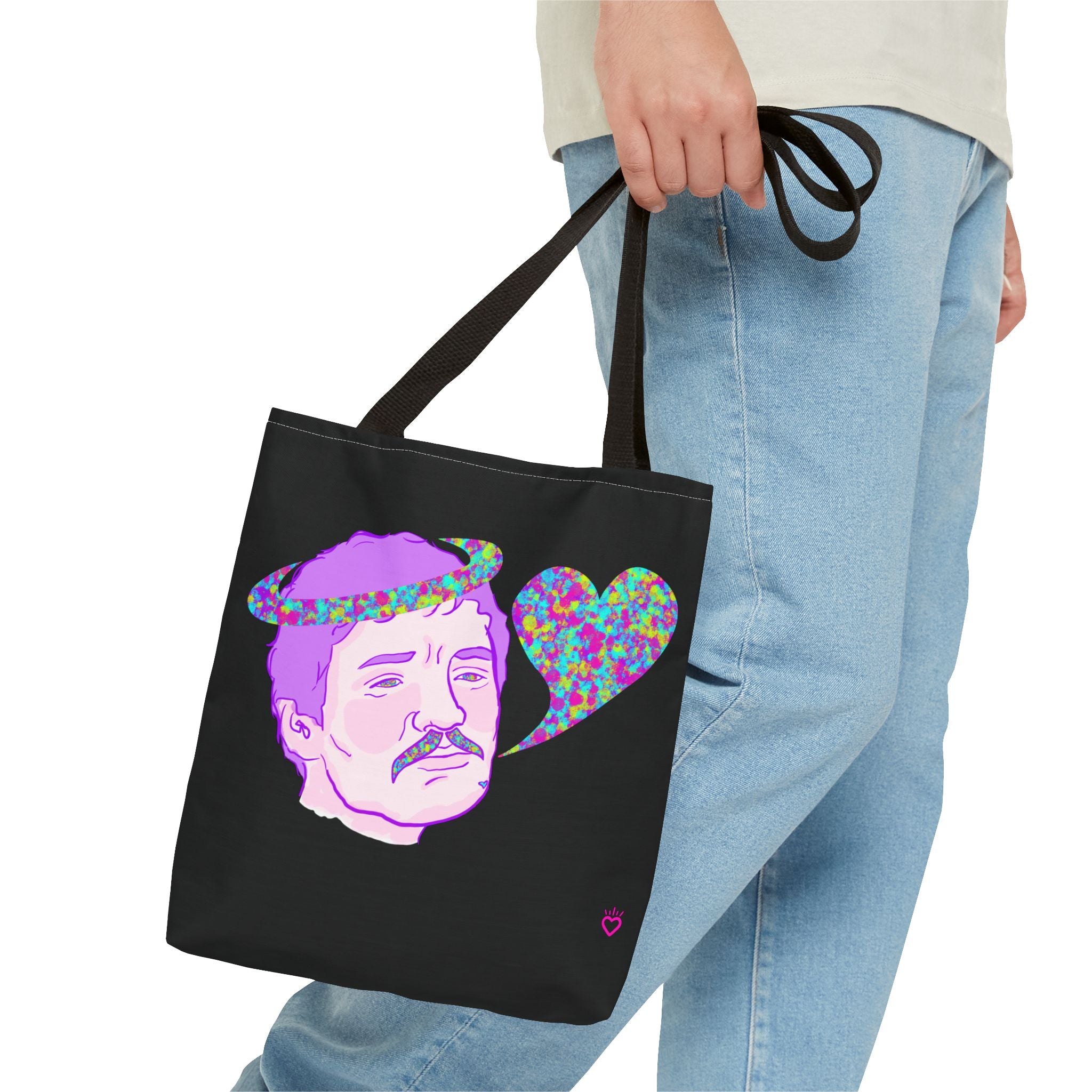 SPEAK LOVE — Everyday Tote Bag | Pop Art Heart Carryall
