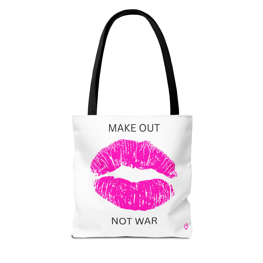 MAKE OUT, NOT WAR — Everyday Tote Bag | Fun, Functional Carry