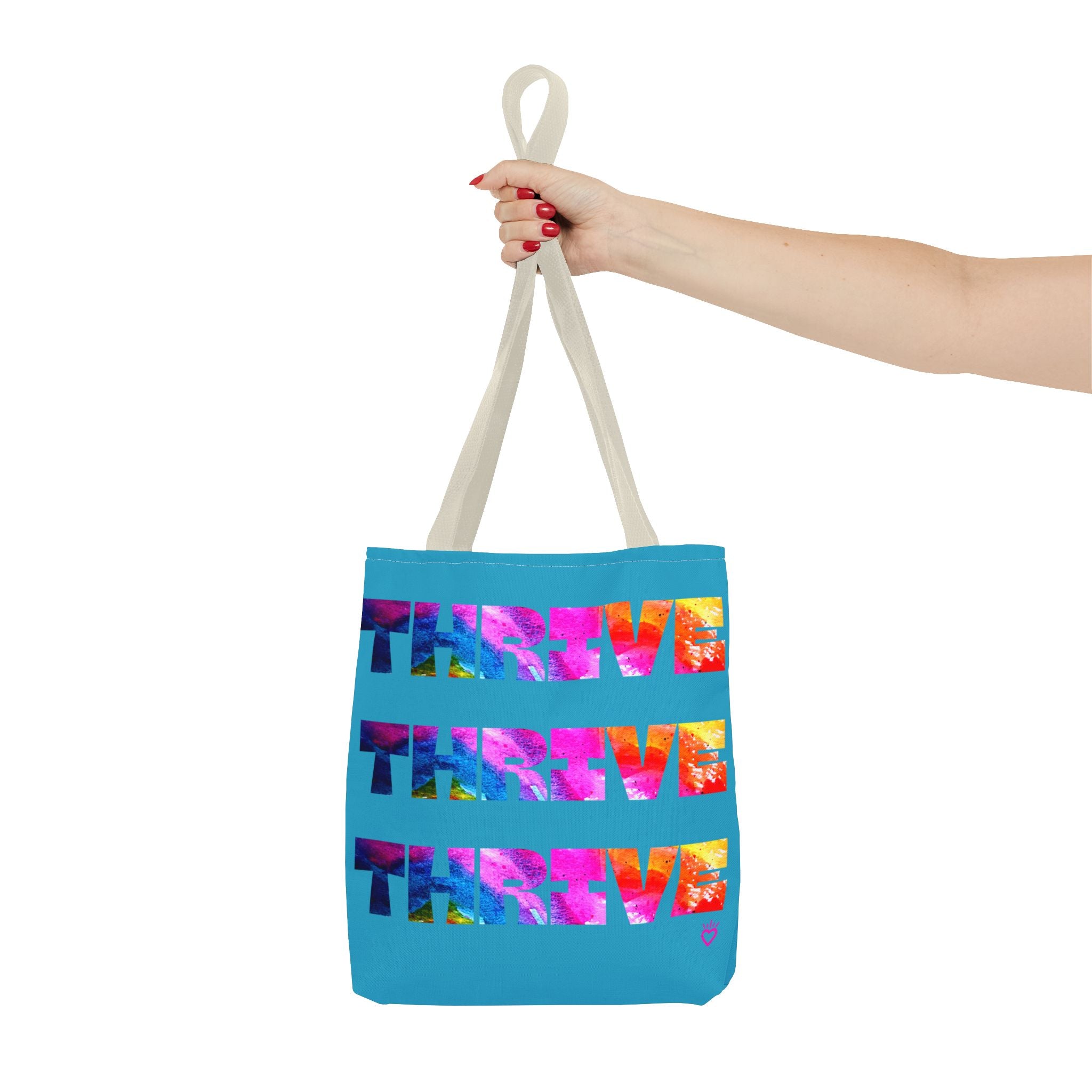 THRIVE — Everyday Tote Bag | Bold, Watercolor Statement
