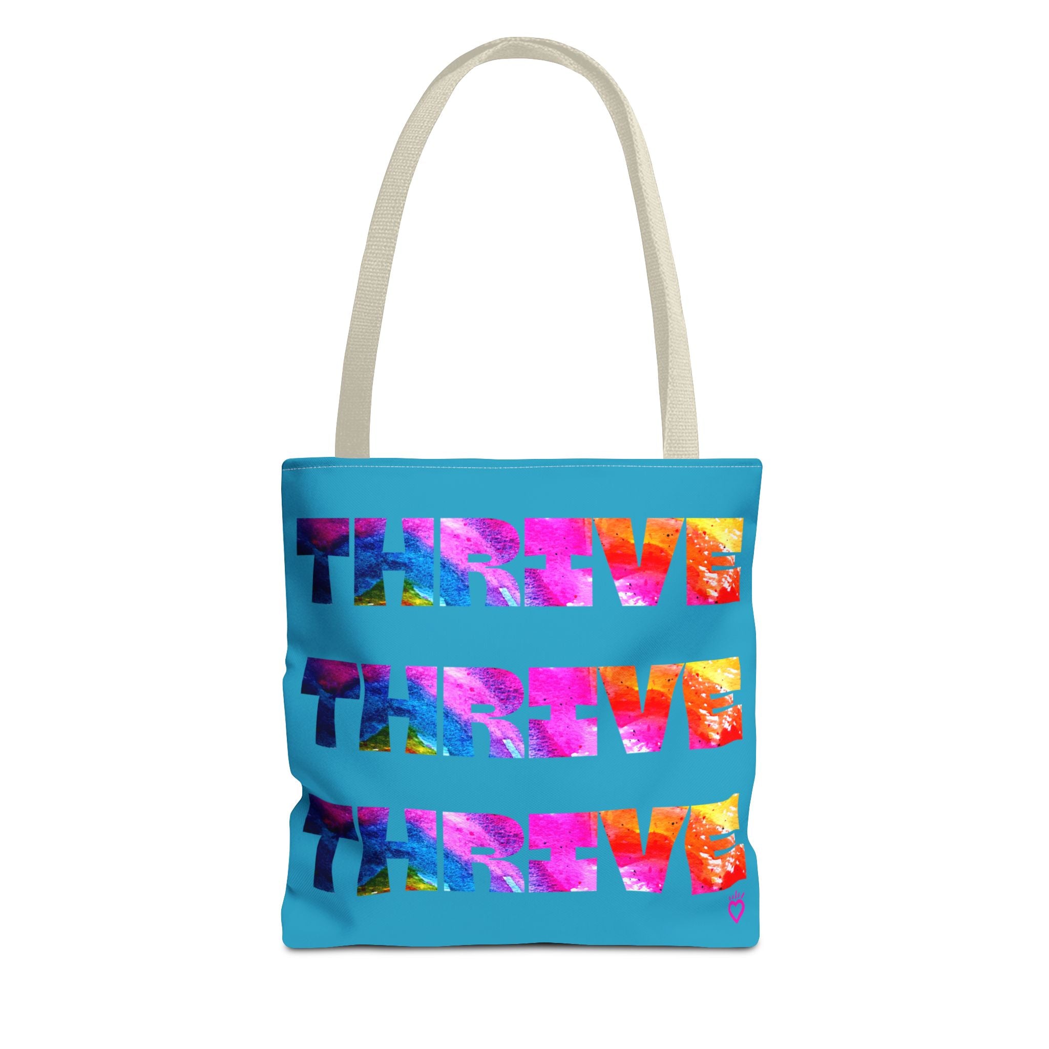 THRIVE — Everyday Tote Bag | Bold, Watercolor Statement