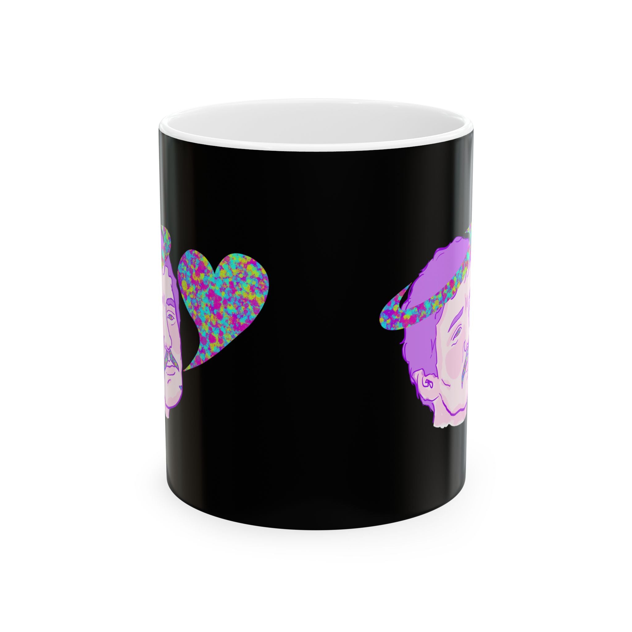 SPEAK LOVE — Ceramic Mug | Pop Art Heart Design