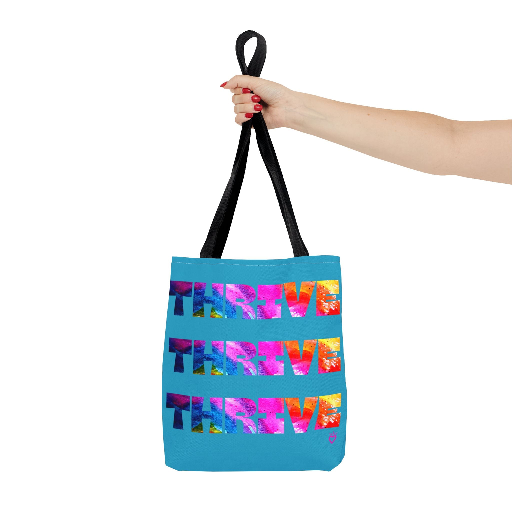 THRIVE — Everyday Tote Bag | Bold, Watercolor Statement