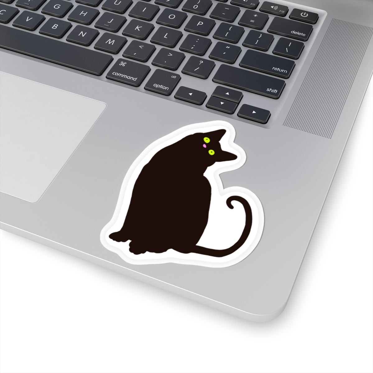 NO THOUGHTS, ONLY MAYHEM — Kiss-Cut Sticker | Funny Cat Vinyl