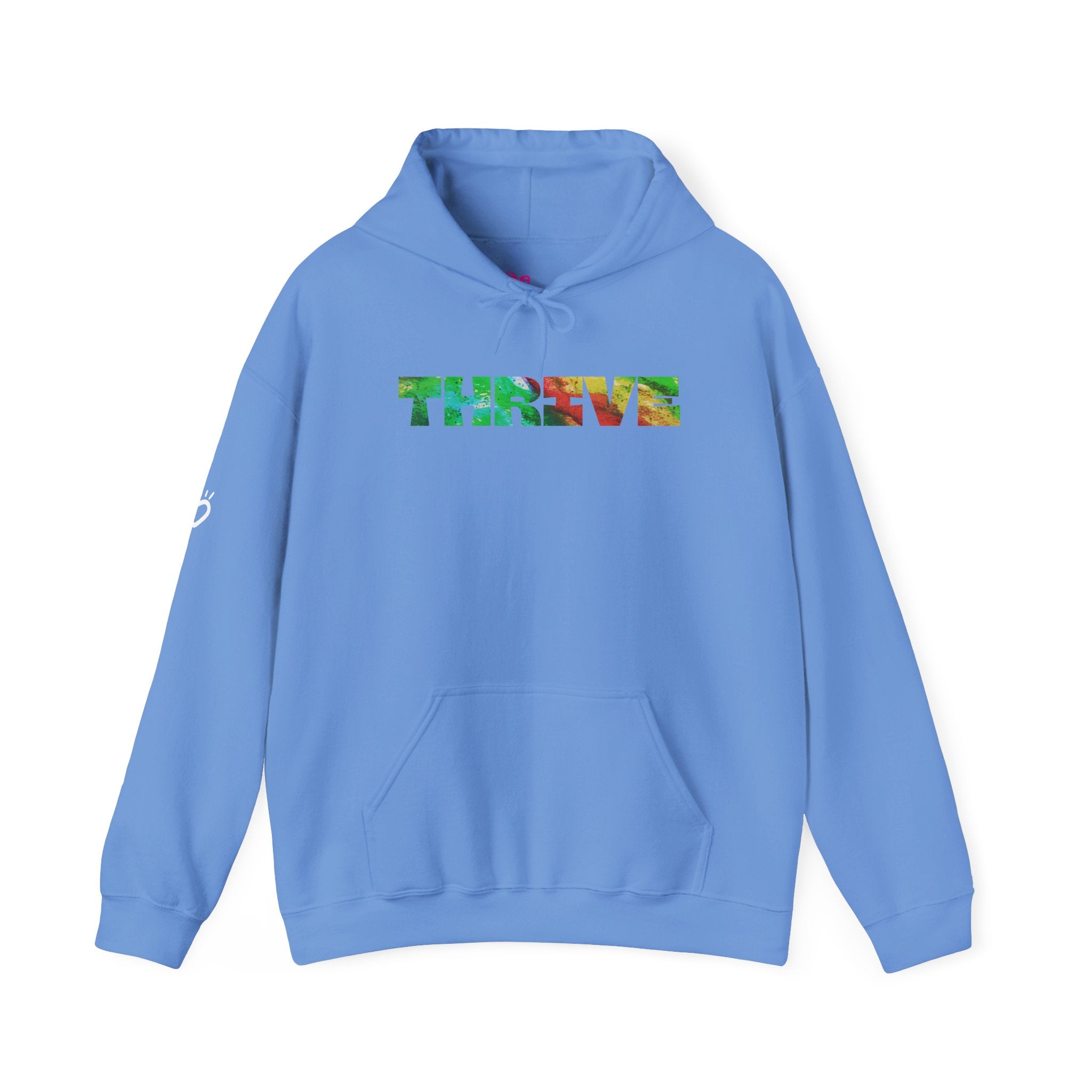 THRIVE — Cozy Hoodie | Bold Watercolor Design