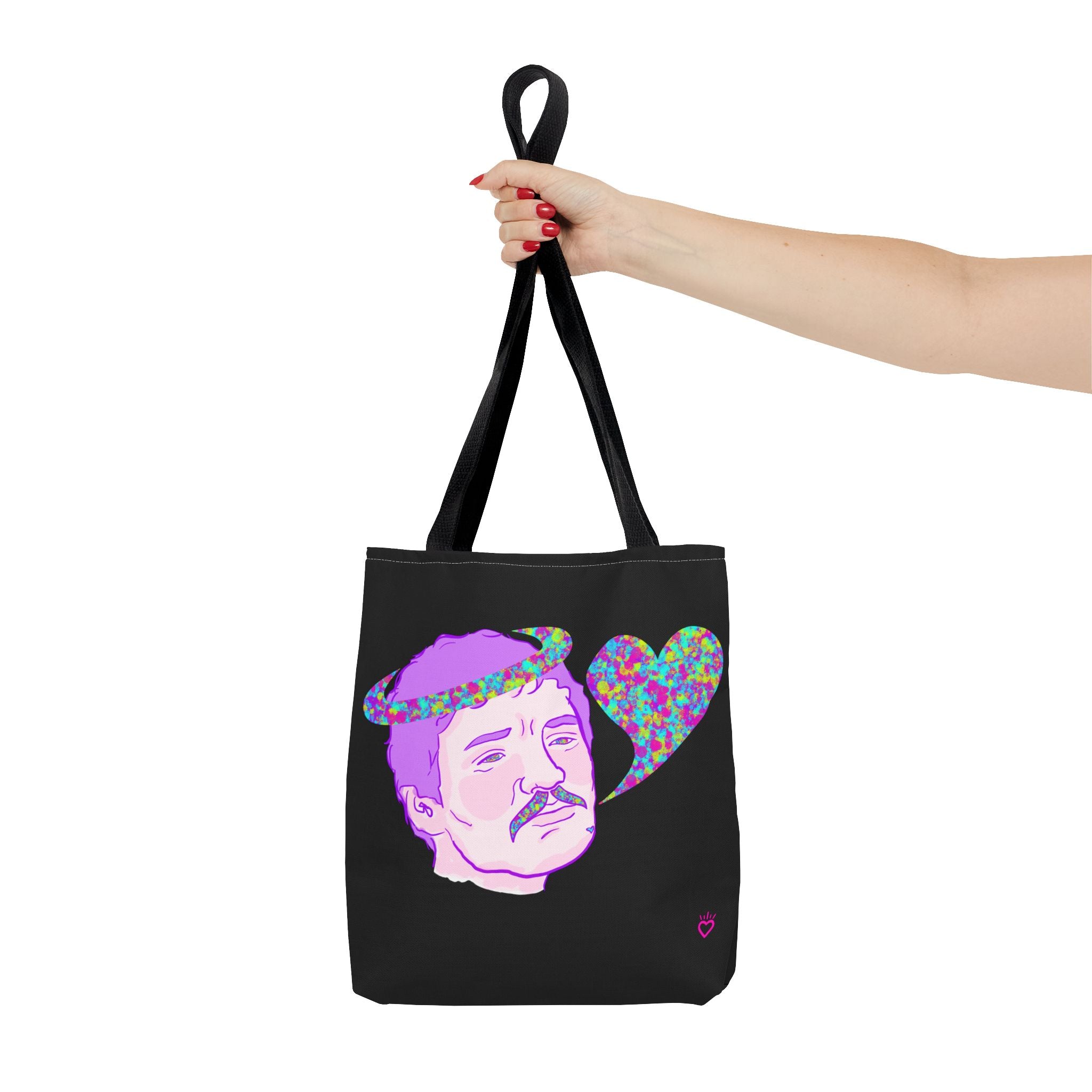 SPEAK LOVE — Everyday Tote Bag | Pop Art Heart Carryall