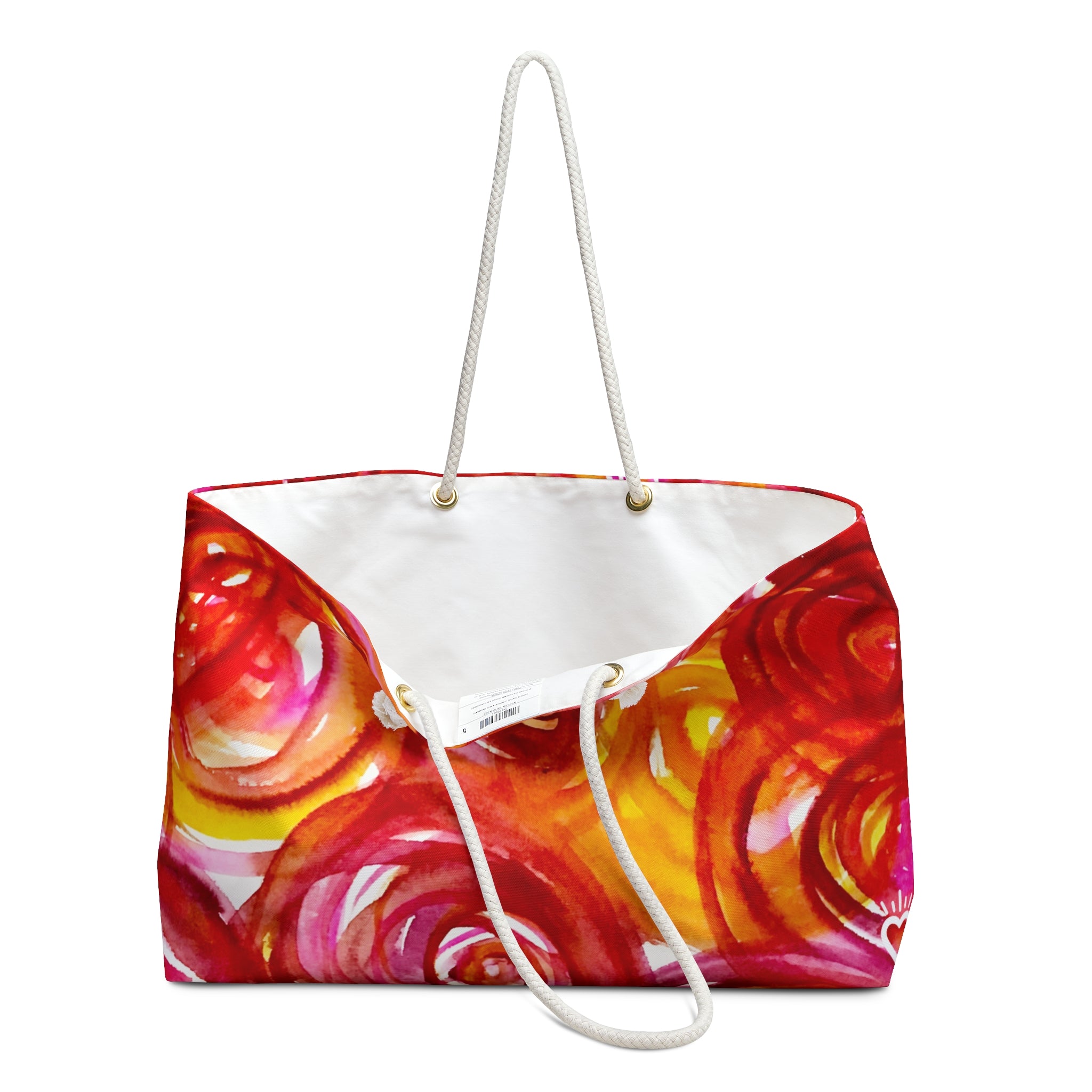 Plucked — All-Over Print Weekender Tote | Watercolor Floral Travel Bag